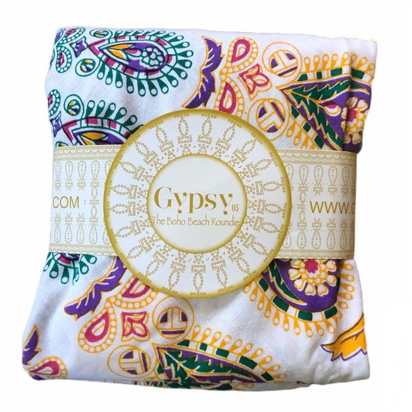 Gypsy 05 Paisley Boho Beach Roundie - Picture 11 of 14